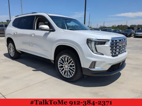 White 2024 GMC Acadia FWD Denali for sale in Douglas, GA