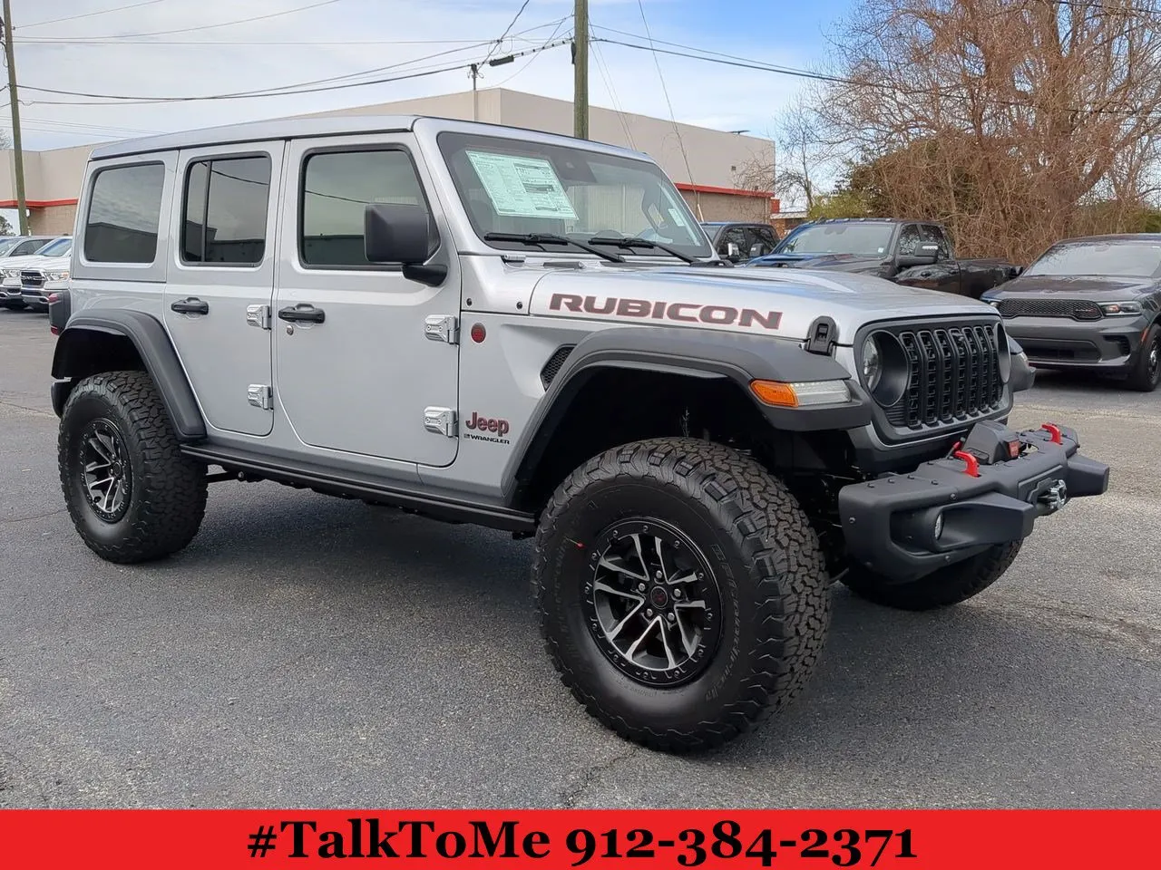 Silver 2024 Jeep Wrangler Rubicon for sale in Douglas, GA