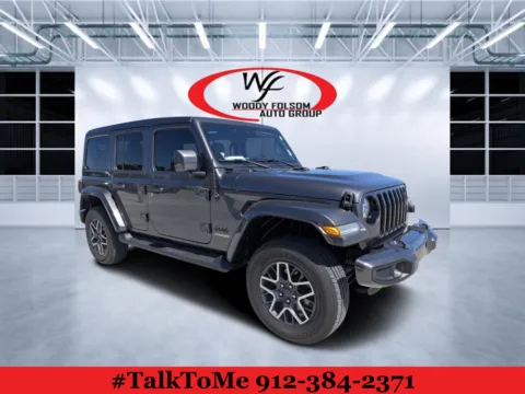 Silver 2021 Jeep Wrangler Unlimited Sahara High Altitude for sale in Douglas, GA