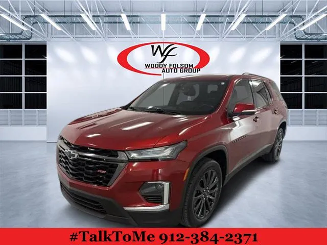 Red 2023 Chevrolet Traverse RS for sale in Douglas, GA