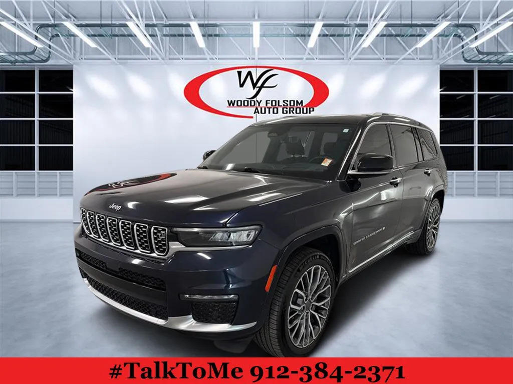 Blue 2023 Jeep Grand Cherokee L Summit Reserve for sale in Douglas, GA