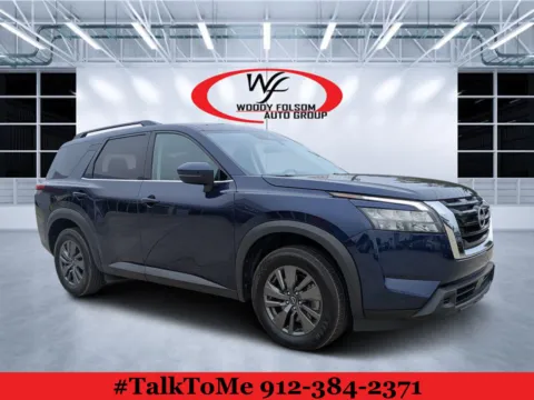 Blue 2024 Nissan Pathfinder SV for sale in Douglas, GA