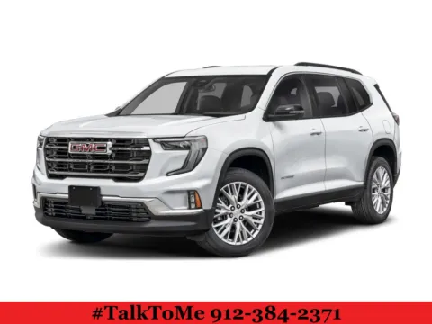 White 2026 GMC Acadia FWD Elevation for sale in Douglas, GA