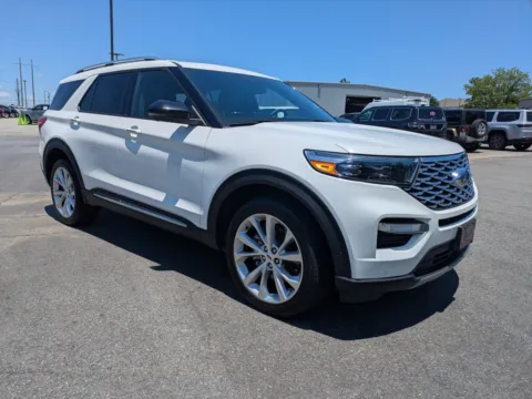White 2022 Ford Explorer Platinum for sale in Vidalia, GA