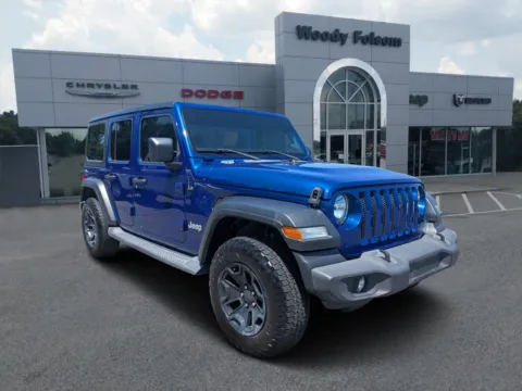 Blue 2018 Jeep Wrangler Unlimited Sport for sale in Vidalia, GA