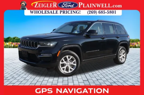 Black 2022 Jeep Grand Cherokee Limited for sale in Plainwell, MI