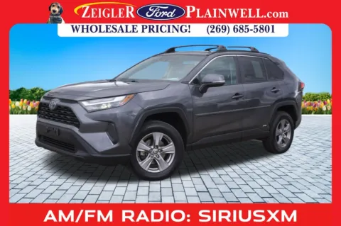 Green 2022 Toyota RAV4 Hybrid XLE for sale in Plainwell, MI