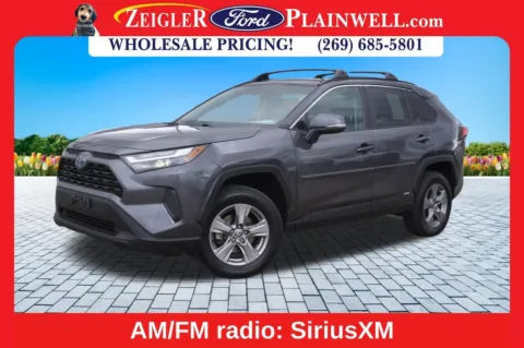 Green 2022 Toyota RAV4 Hybrid XLE for sale in Plainwell, MI