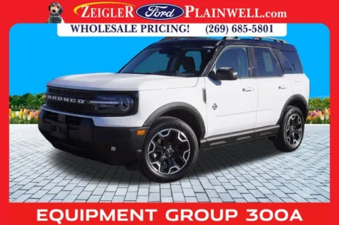 White 2025 Ford Bronco Sport Outer Banks for sale in Plainwell, MI