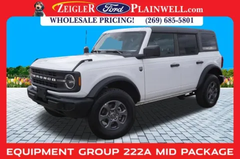 White 2025 Ford Bronco Big Bend for sale in Plainwell, MI
