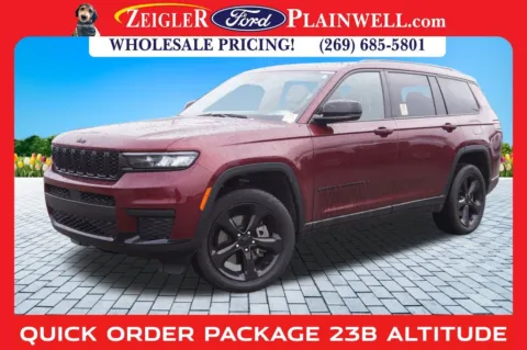 Red 2023 Jeep Grand Cherokee L Altitude for sale in Plainwell, MI