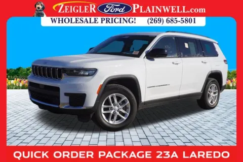White 2023 Jeep Grand Cherokee L Laredo for sale in Plainwell, MI