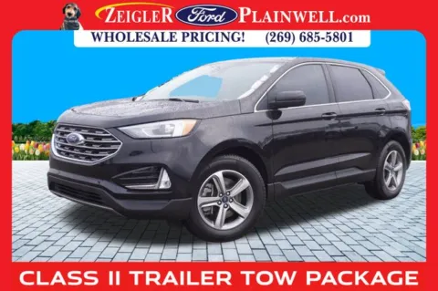 Black 2021 Ford Edge SEL for sale in Plainwell, MI