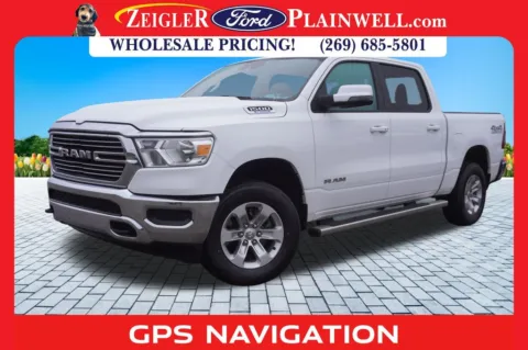 White 2023 Ram 1500 Laramie for sale in Plainwell, MI