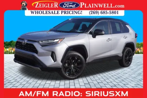 Black 2022 Toyota RAV4 Hybrid XSE for sale in Plainwell, MI