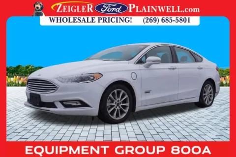White 2017 Ford Fusion Energi SE Luxury for sale in Plainwell, MI