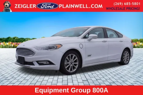 White 2017 Ford Fusion Energi SE Luxury for sale in Plainwell, MI