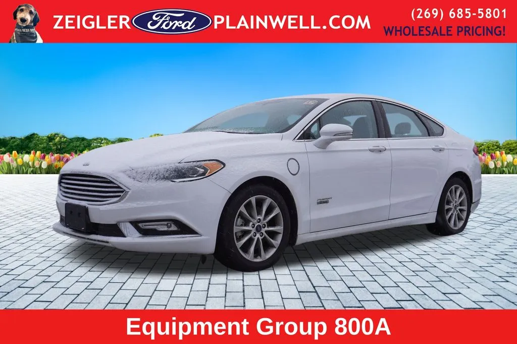 White 2017 Ford Fusion Energi SE Luxury for sale in Plainwell, MI