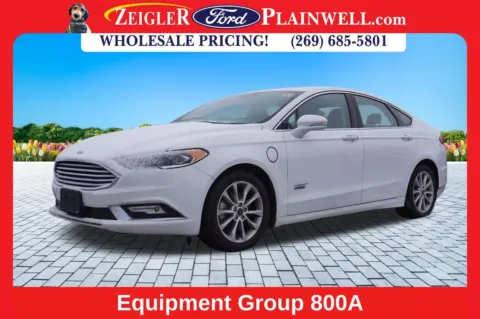 White 2017 Ford Fusion Energi SE Luxury for sale in Plainwell, MI