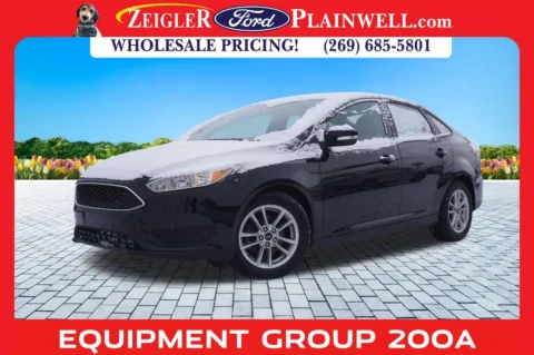 Black 2017 Ford Focus SE for sale in Plainwell, MI