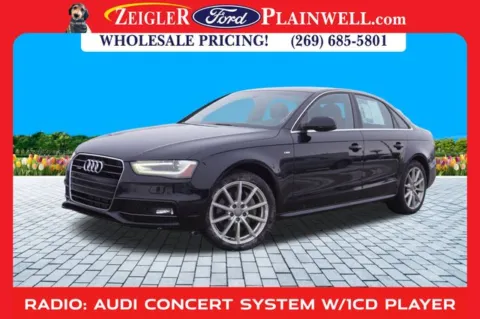 Black 2016 Audi A4 2.0T Premium for sale in Plainwell, MI