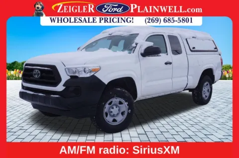 White 2021 Toyota Tacoma SR for sale in Plainwell, MI