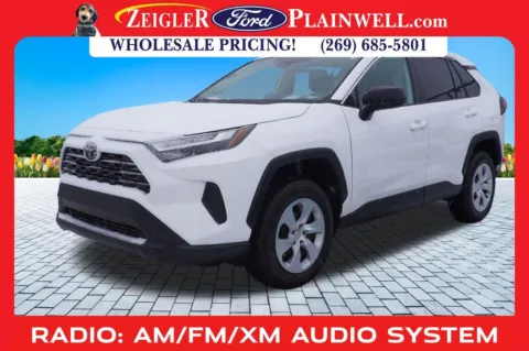 White 2025 Toyota RAV4 LE for sale in Plainwell, MI