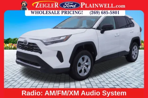 White 2025 Toyota RAV4 LE for sale in Plainwell, MI