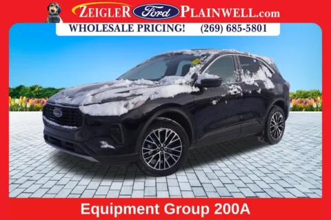 Black 2023 Ford Escape Hybrid Active for sale in Plainwell, MI