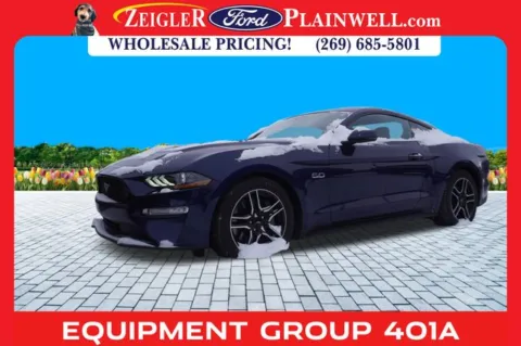Blue 2020 Ford Mustang GT Premium for sale in Plainwell, MI