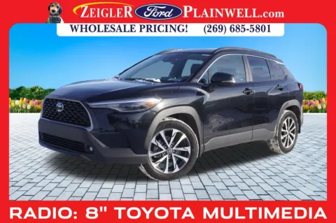 Black 2023 Toyota Corolla Cross XLE for sale in Plainwell, MI