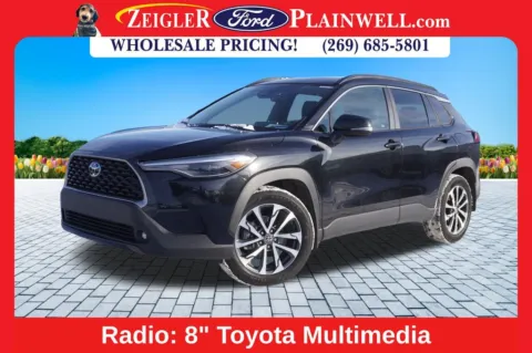 Black 2023 Toyota Corolla Cross XLE for sale in Plainwell, MI