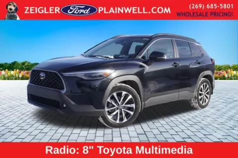 Black 2023 Toyota Corolla Cross XLE for sale in Plainwell, MI