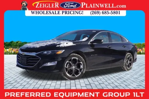 Black 2022 Chevrolet Malibu LT for sale in Plainwell, MI