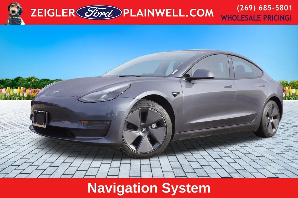 Used 2022 Tesla Model 3 Long Range with VIN 5YJ3E1EB6NF317532 for sale in Plainwell, MI