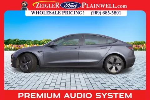 Another view of 2022 Tesla Model 3 Long Range for sale in Plainwell, MI at Zeigler Ford of Plainwell