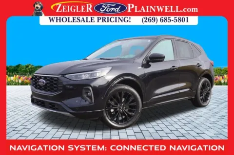 Black 2024 Ford Escape ST-Line Elite for sale in Plainwell, MI