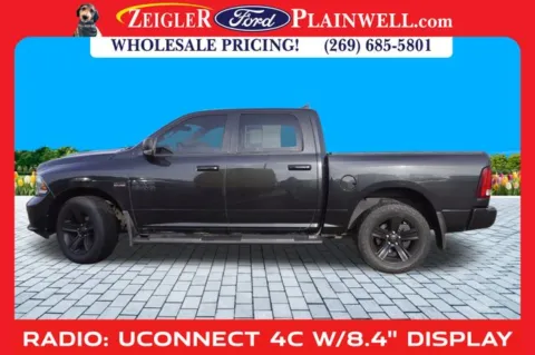 Photos of 2018 Ram 1500 Sport for sale in Plainwell, MI at Zeigler Ford of Plainwell