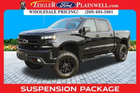 Black 2019 Chevrolet Silverado 1500 LT Trail Boss for sale in Plainwell, MI