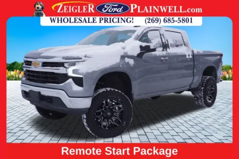 Blue 2025 Chevrolet Silverado 1500 LT for sale in Plainwell, MI