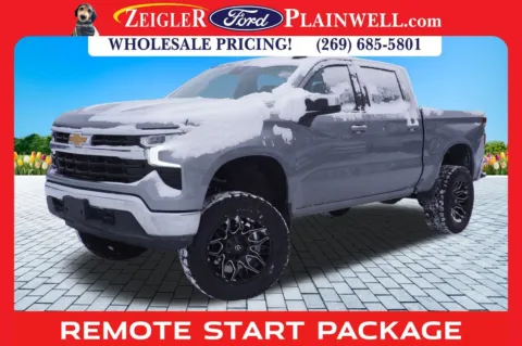 Blue 2025 Chevrolet Silverado 1500 LT for sale in Plainwell, MI