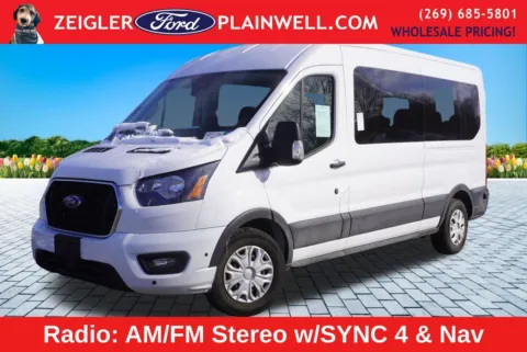 White 2024 Ford Transit-350 XLT for sale in Plainwell, MI