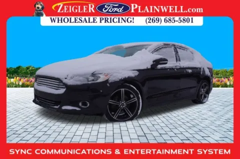 Black 2015 Ford Fusion SE for sale in Plainwell, MI