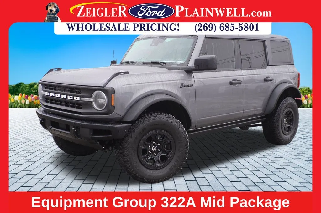 Gray 2023 Ford Bronco Black Diamond for sale in Plainwell, MI