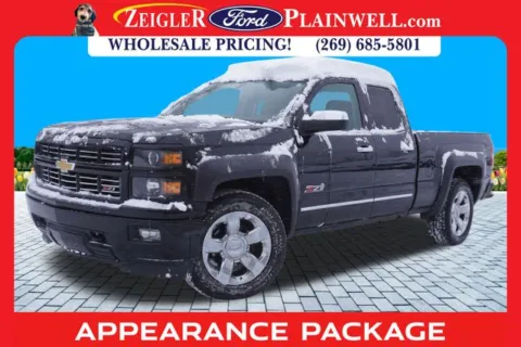 Black 2015 Chevrolet Silverado 1500 LT for sale in Plainwell, MI