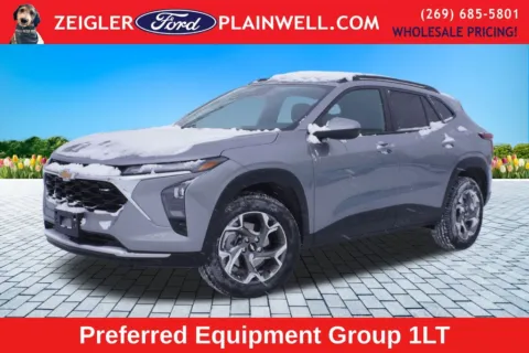 Gray 2025 Chevrolet Trax LT for sale in Plainwell, MI