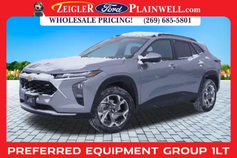 Gray 2025 Chevrolet Trax LT for sale in Plainwell, MI