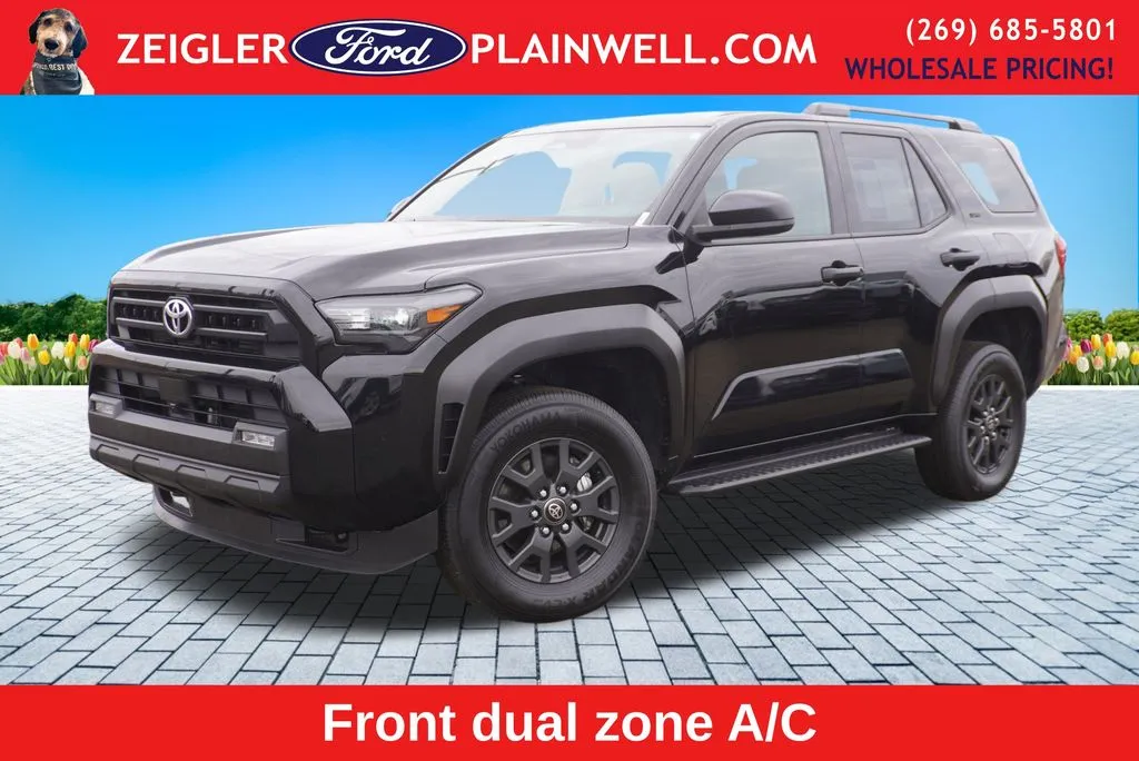 Black 2025 Toyota 4Runner SR5 for sale in Plainwell, MI