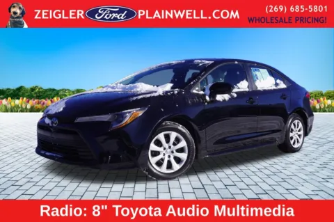 Black 2025 Toyota Corolla LE for sale in Plainwell, MI