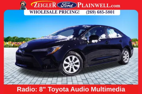 Black 2025 Toyota Corolla LE for sale in Plainwell, MI